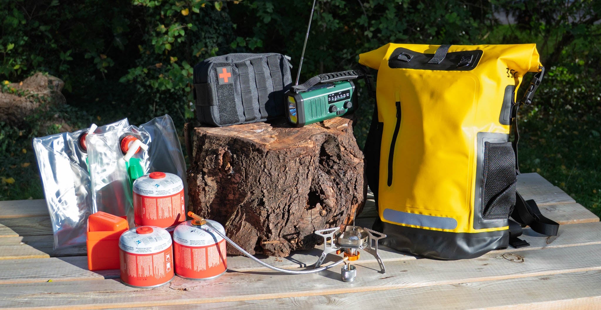 Samlet beredskabspakke - til både prepping og ture i det fri